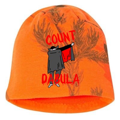 Count Dabula Dabbing Vampire Halloween Kati - Camo Knit Beanie