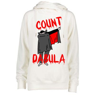 Count Dabula Dabbing Vampire Halloween Womens Funnel Neck Pullover Hood