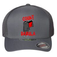 Count Dabula Dabbing Vampire Halloween Flexfit Unipanel Trucker Cap