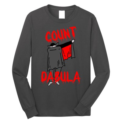 Count Dabula Dabbing Vampire Halloween Long Sleeve Shirt