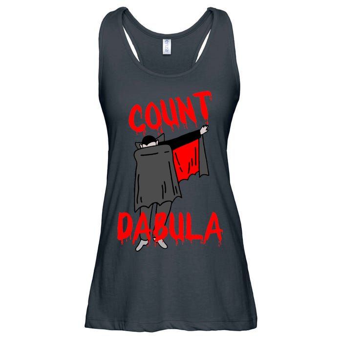 Count Dabula Dabbing Vampire Halloween Ladies Essential Flowy Tank