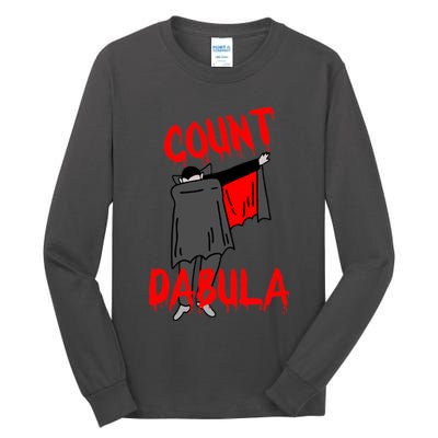 Count Dabula Dabbing Vampire Halloween Tall Long Sleeve T-Shirt
