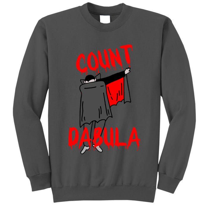 Count Dabula Dabbing Vampire Halloween Tall Sweatshirt