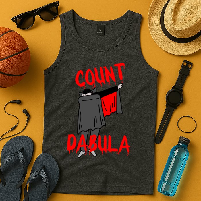 Count Dabula Dabbing Vampire Halloween Tank Top
