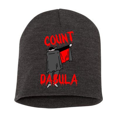 Count Dabula Dabbing Vampire Halloween Short Acrylic Beanie