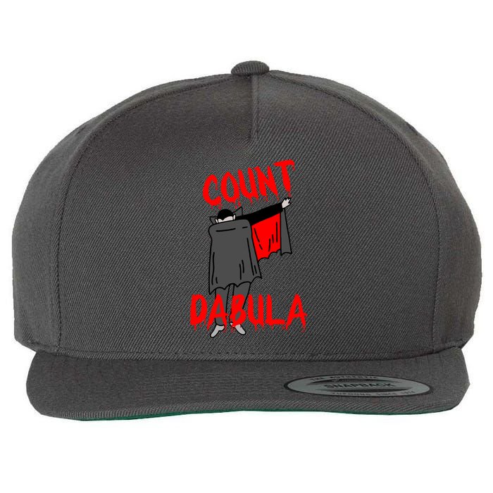 Count Dabula Dabbing Vampire Halloween Wool Snapback Cap