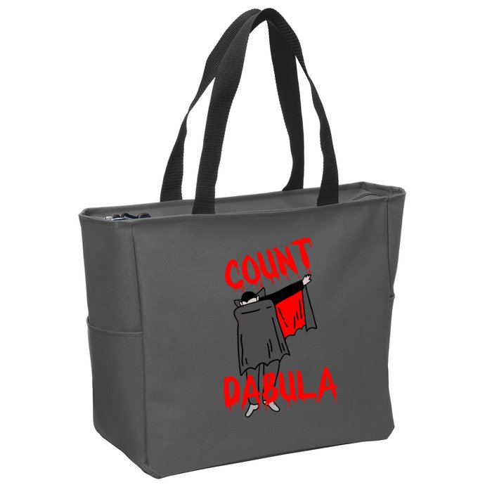 Count Dabula Dabbing Vampire Halloween Zip Tote Bag