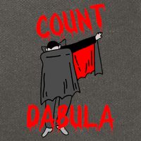 Count Dabula Dabbing Vampire Halloween Cotton Canvas Backpack