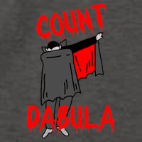 Count Dabula Dabbing Vampire Halloween Vector Backpack