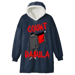 Count Dabula Dabbing Vampire Halloween Hooded Wearable Blanket