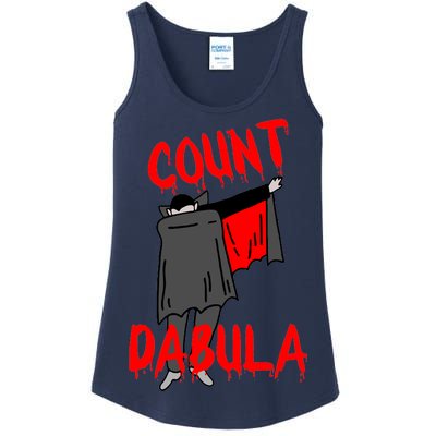 Count Dabula Dabbing Vampire Halloween Ladies Essential Tank