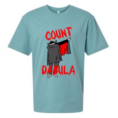Count Dabula Dabbing Vampire Halloween Sueded Cloud Jersey T-Shirt