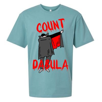 Count Dabula Dabbing Vampire Halloween Sueded Cloud Jersey T-Shirt