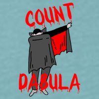 Count Dabula Dabbing Vampire Halloween Sueded Cloud Jersey T-Shirt