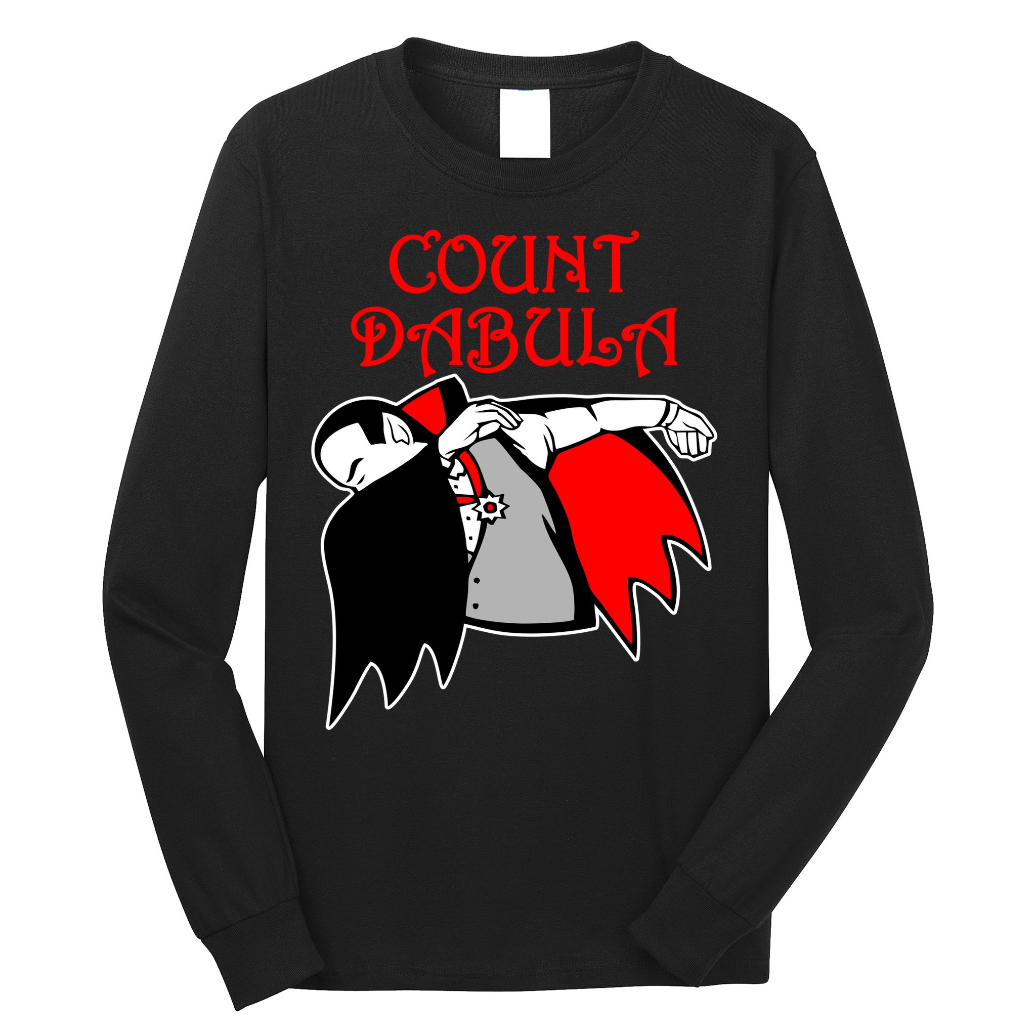 Count Dabula Halloween Long Sleeve Shirt