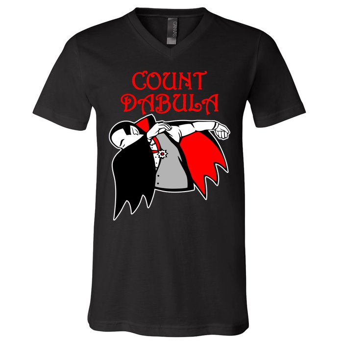 Count Dabula Halloween V-Neck T-Shirt