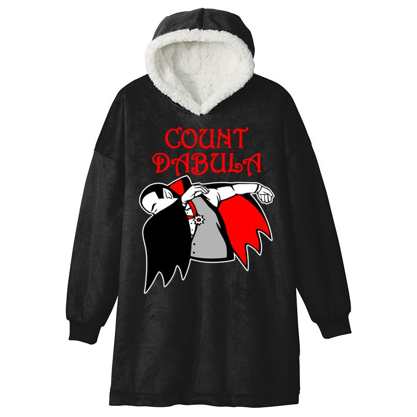 Count Dabula Halloween Hooded Wearable Blanket