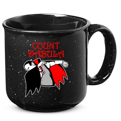 Count Dabula Halloween 15oz Campfire Ceramic Mug