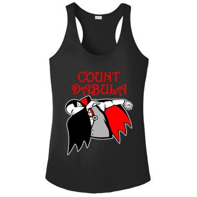 Count Dabula Halloween Ladies PosiCharge Competitor Racerback Tank