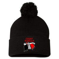 Count Dabula Halloween Pom Pom 12in Knit Beanie