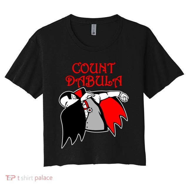 Count Dabula Halloween Crop Top