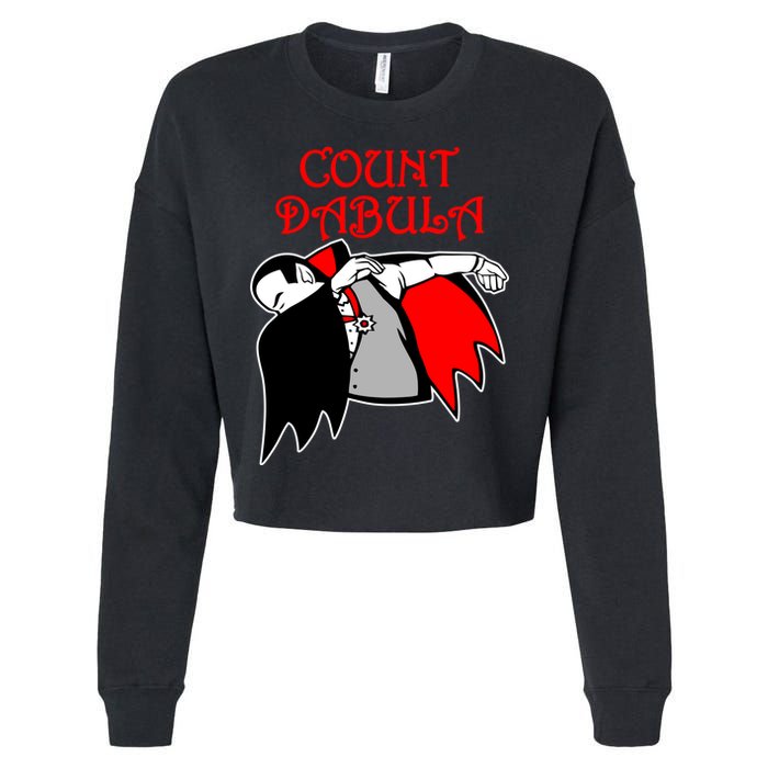 Count Dabula Halloween Cropped Pullover Crew