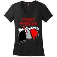 Count Dabula Halloween Women's V-Neck T-Shirt