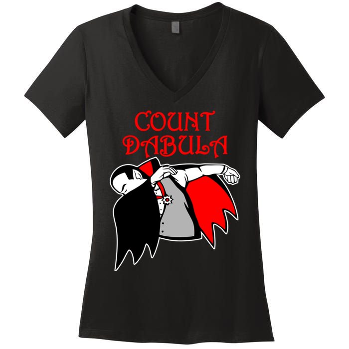 Count Dabula Halloween Women's V-Neck T-Shirt