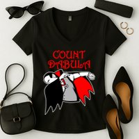 Count Dabula Halloween Women's V-Neck T-Shirt