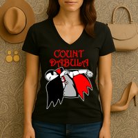 Count Dabula Halloween Women's V-Neck T-Shirt