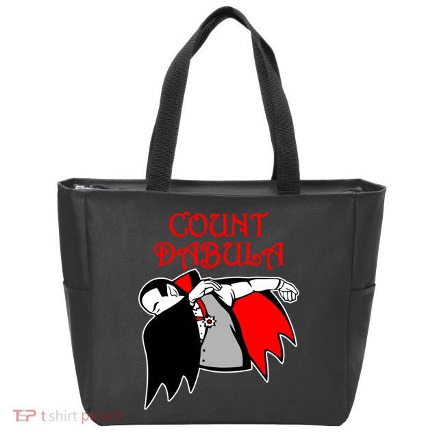 Count Dabula Halloween Zip Tote Bag