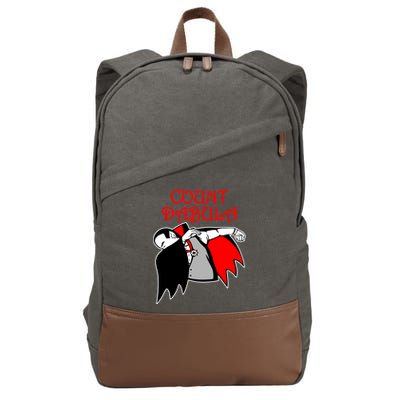 Count Dabula Halloween Cotton Canvas Backpack
