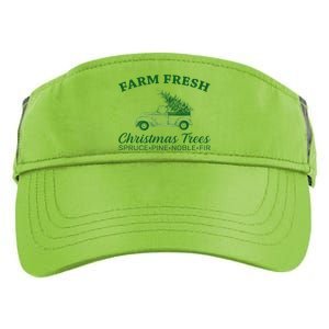 Country Farm Fresh Christmas Trees Adult Drive Performance Visor