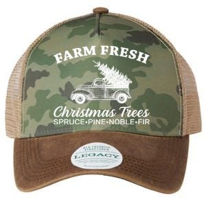 Country Farm Fresh Christmas Trees Legacy Tie Dye Trucker Hat