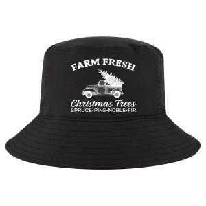 Country Farm Fresh Christmas Trees Cool Comfort Performance Bucket Hat