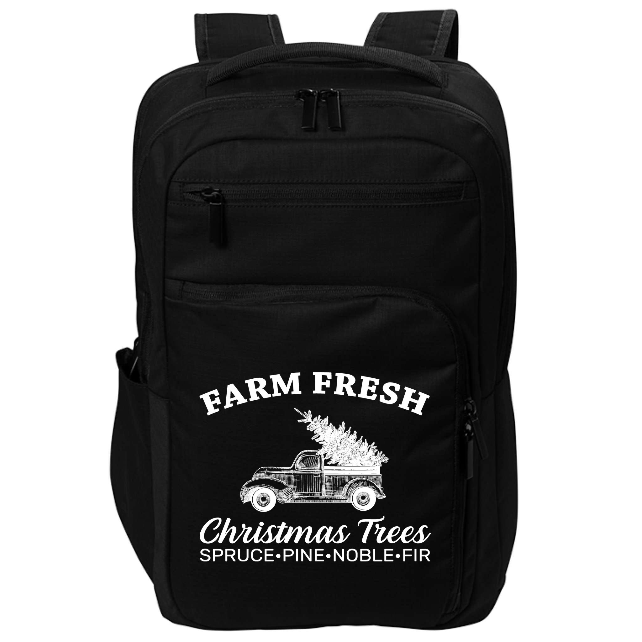Country Farm Fresh Christmas Trees Impact Tech Backpack