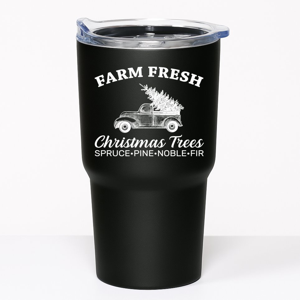 Country Farm Fresh Christmas Trees Tumbler