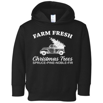 Country Farm Fresh Christmas Trees Toddler Hoodie