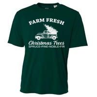 Country Farm Fresh Christmas Trees Cooling Performance Crew T-Shirt