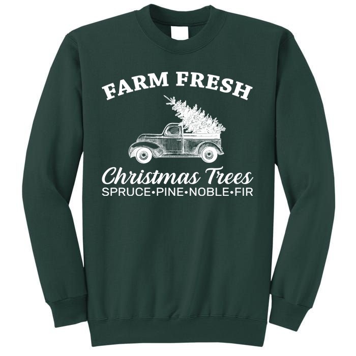 Country Farm Fresh Christmas Trees Sweatshirt