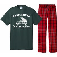 Country Farm Fresh Christmas Trees Pajama Set