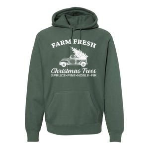 Country Farm Fresh Christmas Trees Premium Hoodie