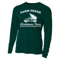 Country Farm Fresh Christmas Trees Cooling Performance Long Sleeve Crew