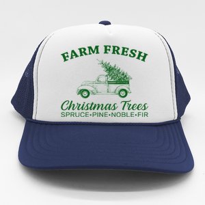 Country Farm Fresh Christmas Trees Trucker Hat