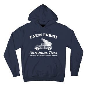 Country Farm Fresh Christmas Trees Tall Hoodie