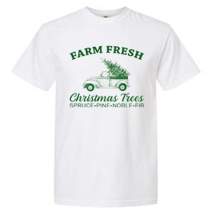 Country Farm Fresh Christmas Trees Garment-Dyed Heavyweight T-Shirt