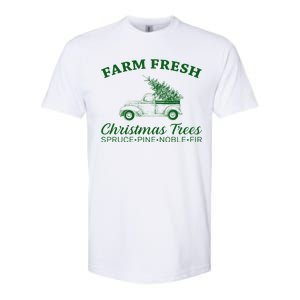 Country Farm Fresh Christmas Trees Softstyle CVC T-Shirt