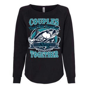 Couples The Fish Together Stay Together Womens California Wash Sweatshirt