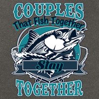 Couples The Fish Together Stay Together Cotton Canvas Backpack