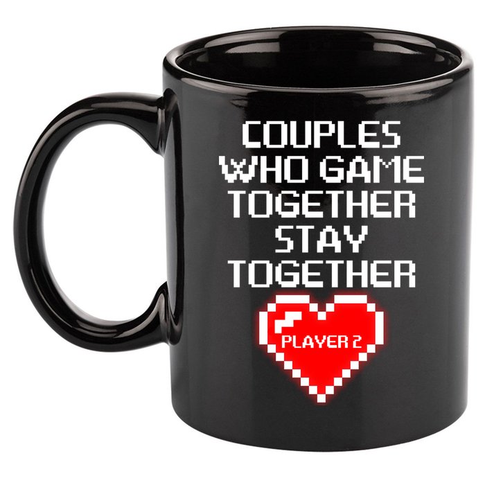 Couples Who Game Together Stay Together 11oz C Handle Ceramic Mug